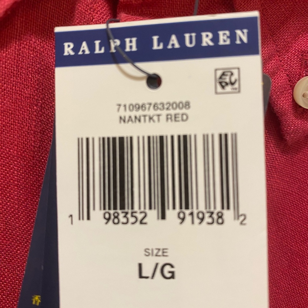 Ralph Lauren Men's linen Casual Shirt - Picture 2 of 2